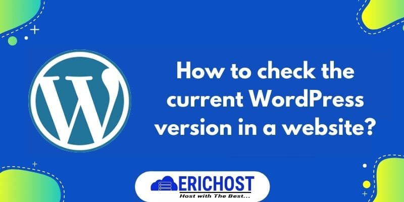 How to check the current WordPress version in a website ?