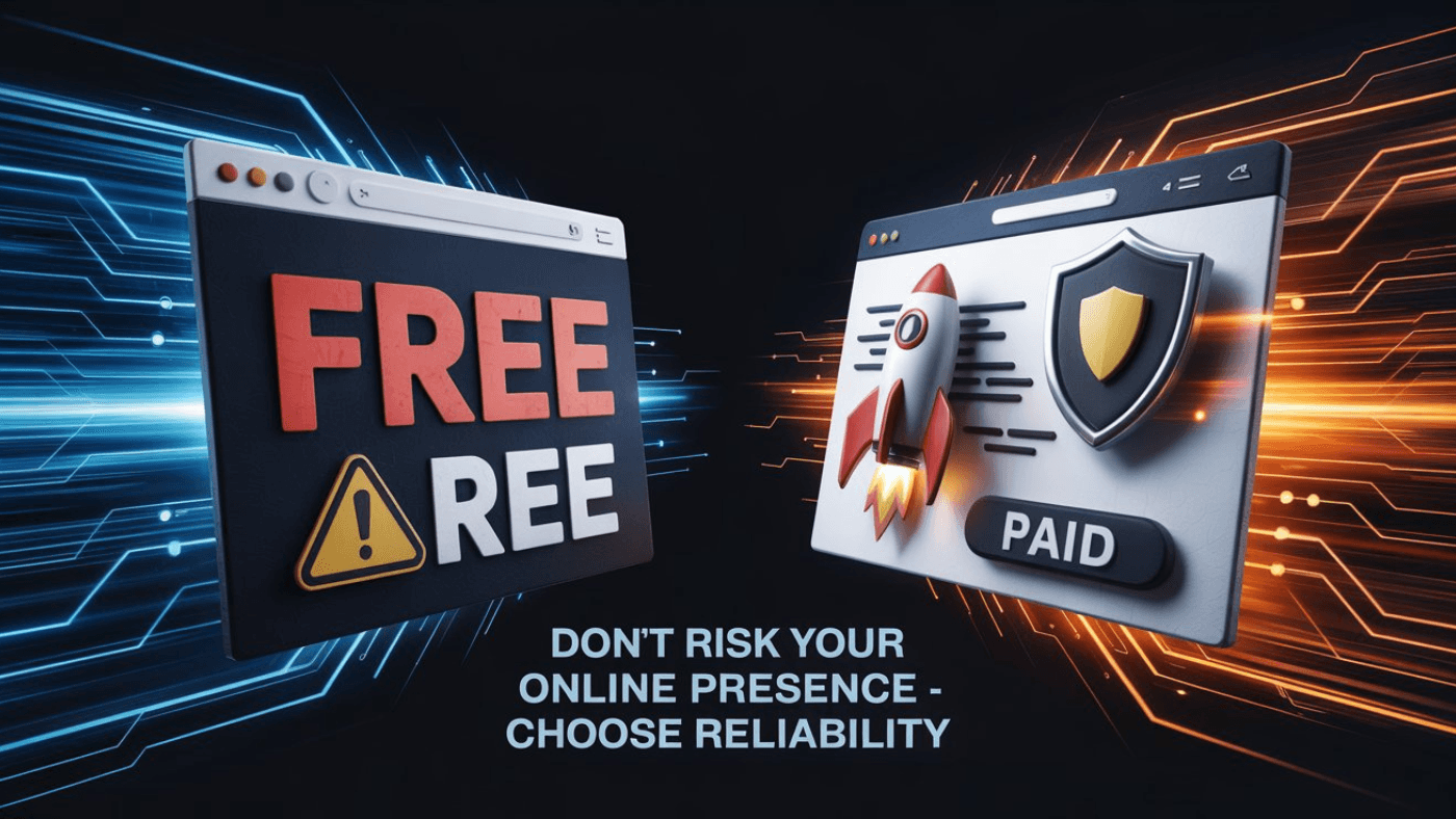 Free Hosting vs Paid Hosting 2025: Performance & Security Comparison