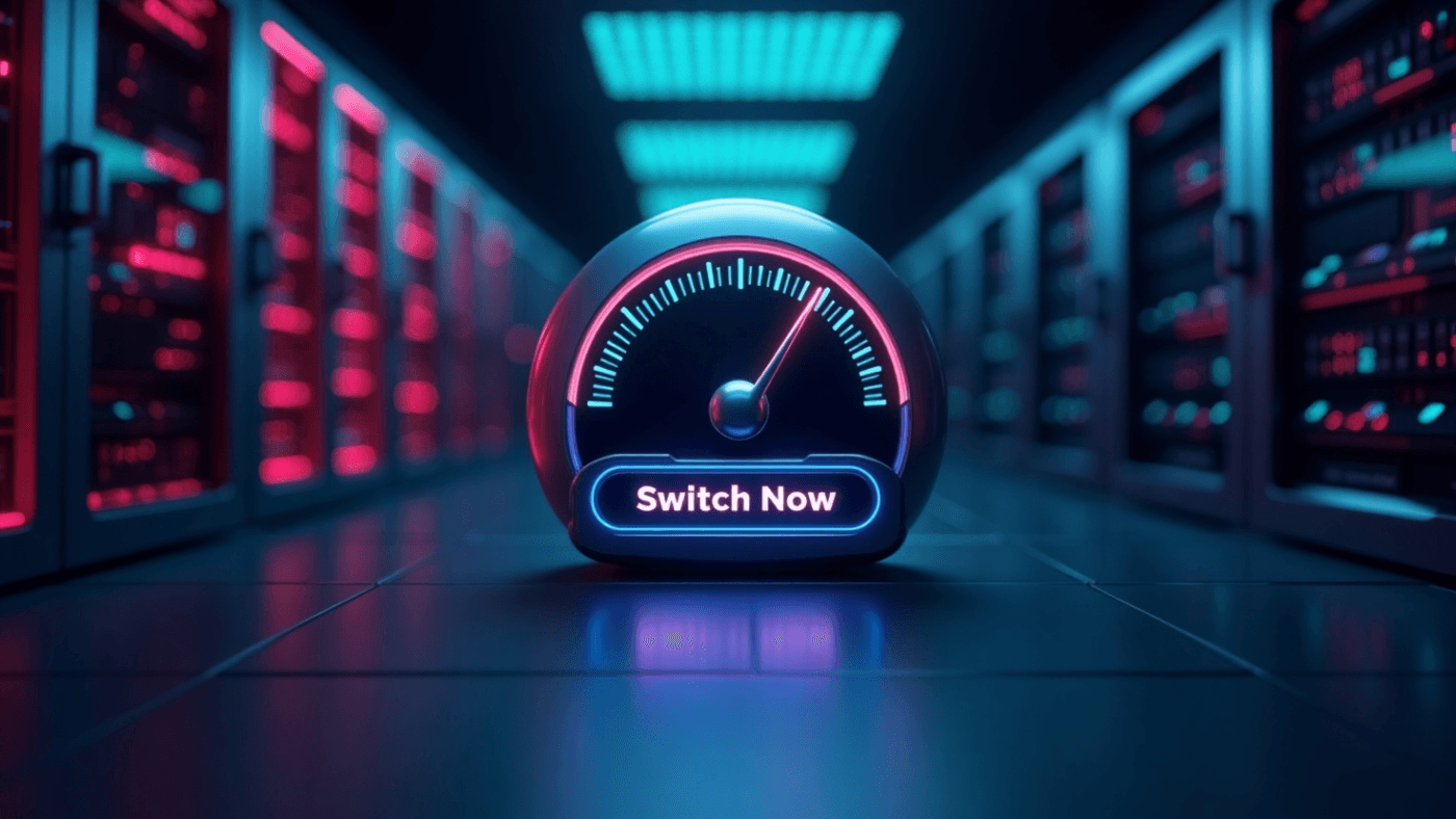 When to switch web hosting provider - speed comparison 2025